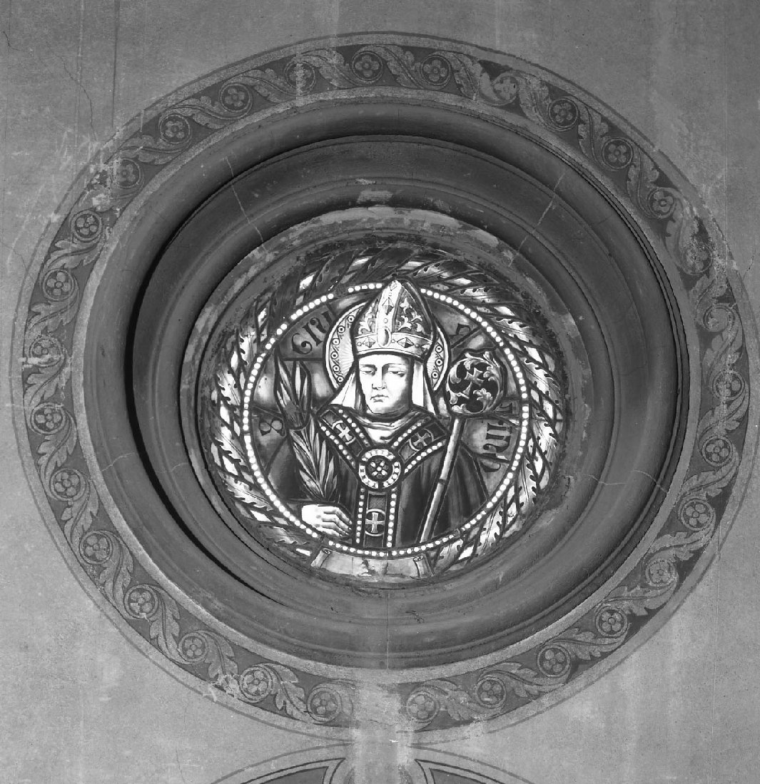 San Giustino (vetrata) di Masini Bruno (prima metà sec. XX)