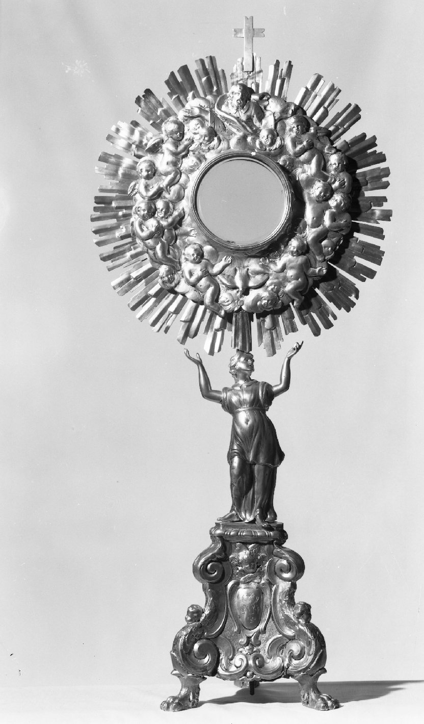 ostensorio - a raggiera - bottega toscana (sec. XVIII)