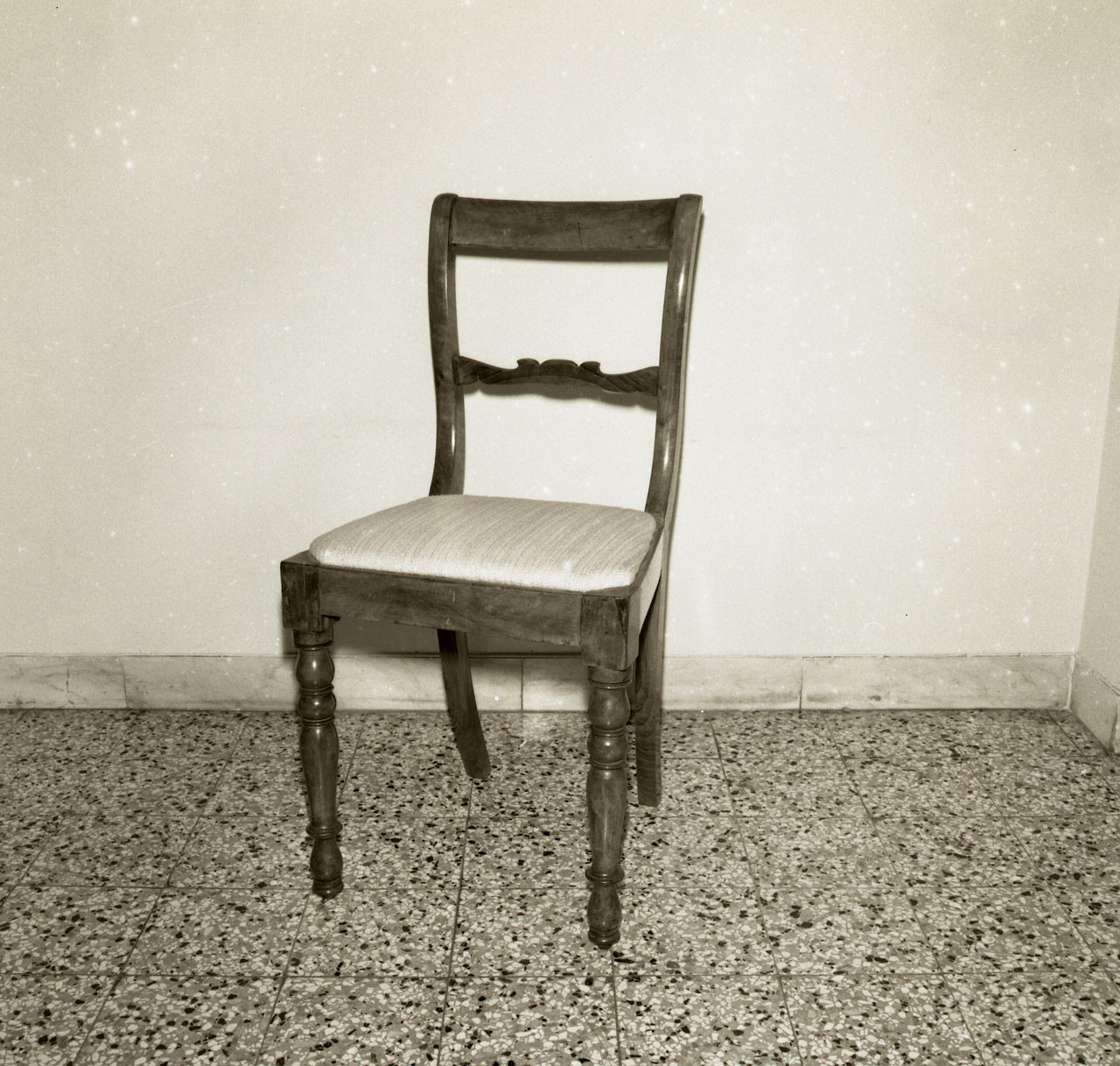 sedia, coppia - bottega toscana (metà sec. XIX)