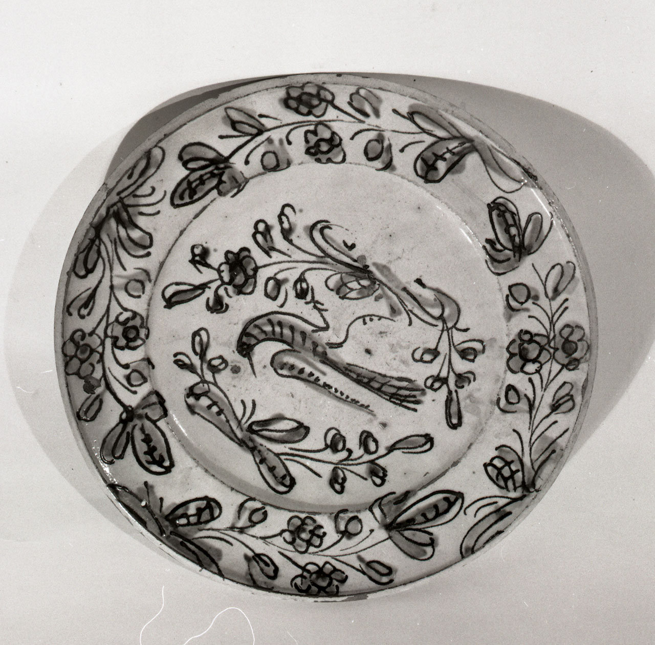 piatto - bottega toscana (sec. XVIII)