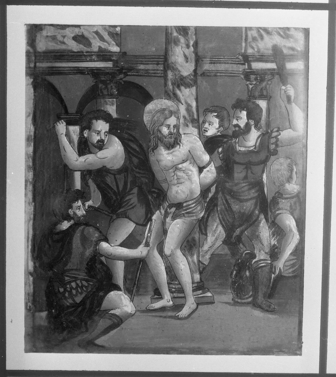 flagellazione di Cristo (dipinto) - ambito toscano (sec. XVII)