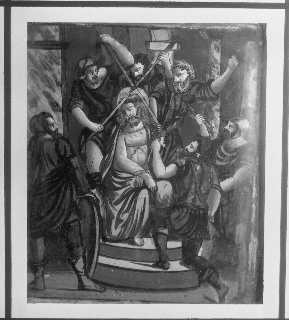 incoronazione di spine (dipinto) - ambito toscano (sec. XVII)