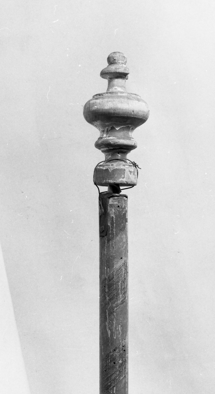 asta di baldacchino processionale - bottega toscana (inizio sec. XIX)