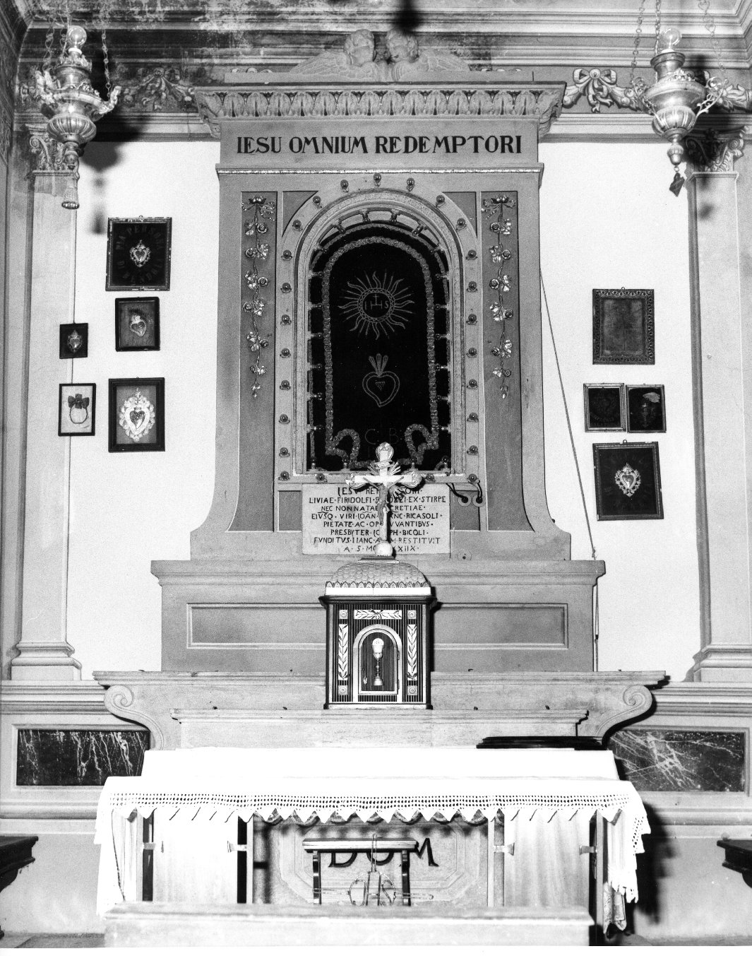 altare maggiore - bottega toscana (sec. XIX)