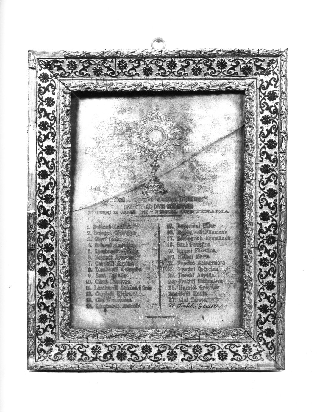 cornice - bottega toscana (sec. XX)