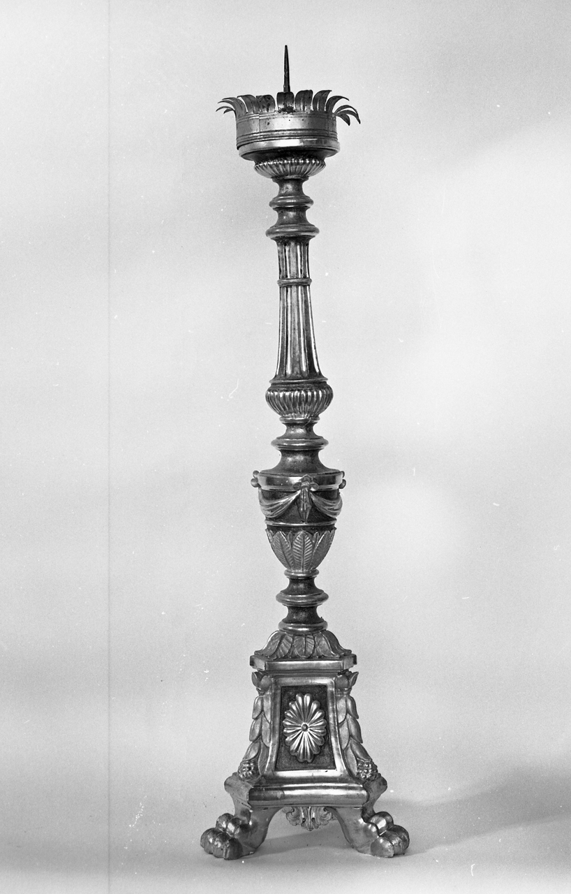 candelabro, coppia - bottega toscana (sec. XVI)