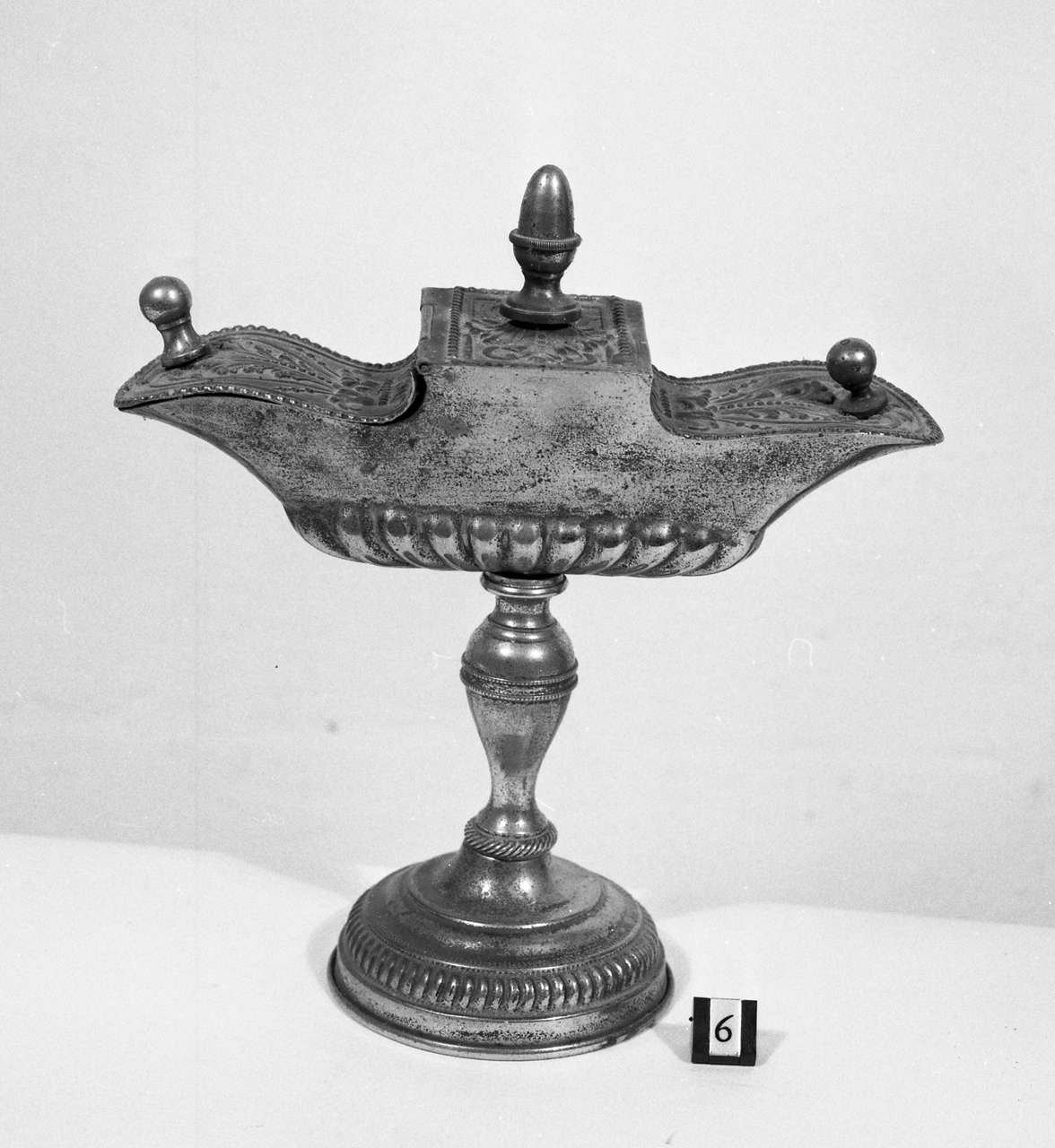 navicella portaincenso - bottega toscana (ultimo quarto sec. XIX)