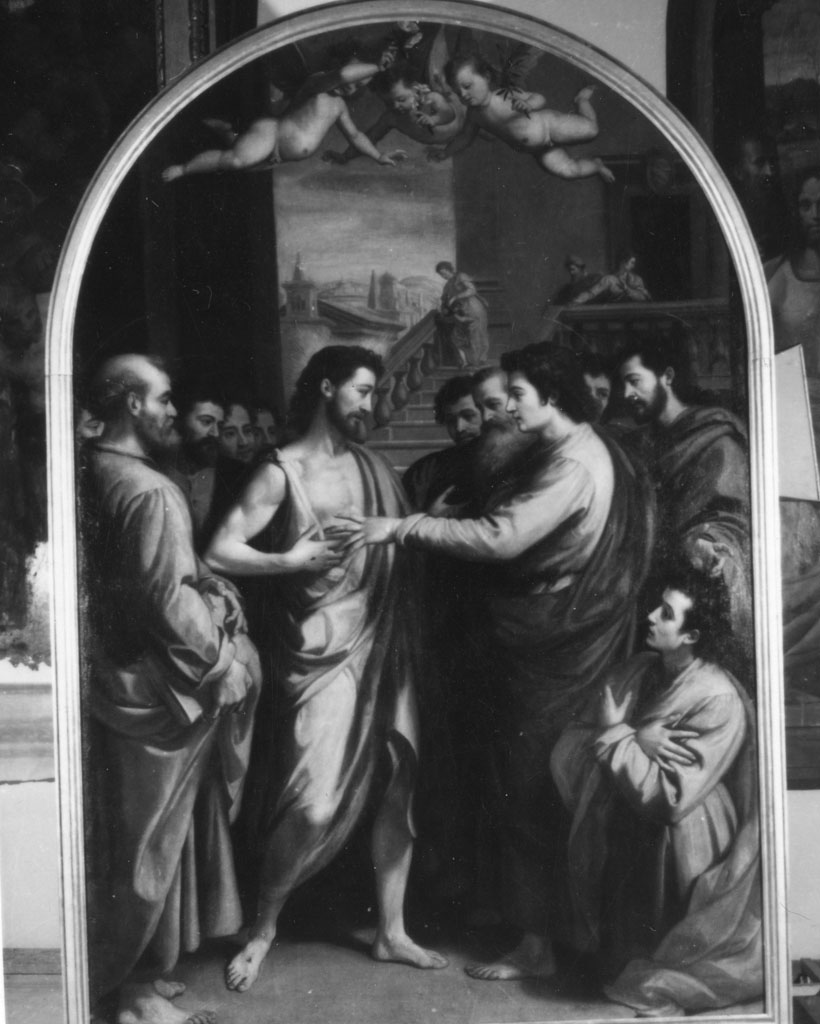incredulità di San Tommaso (dipinto) di Santi di Tito (sec. XVI)