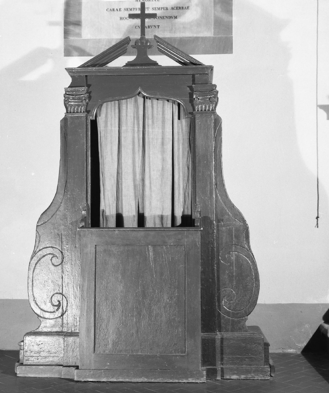confessionale - bottega toscana (seconda metà sec. XVII)