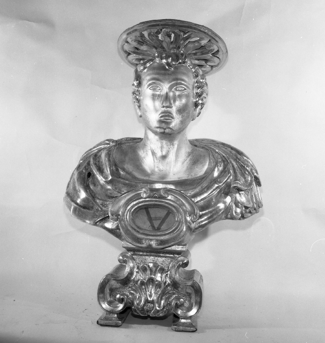 busto maschile (reliquiario - a busto, coppia) - bottega toscana (fine, fine sec. XVII, sec. XVIII)