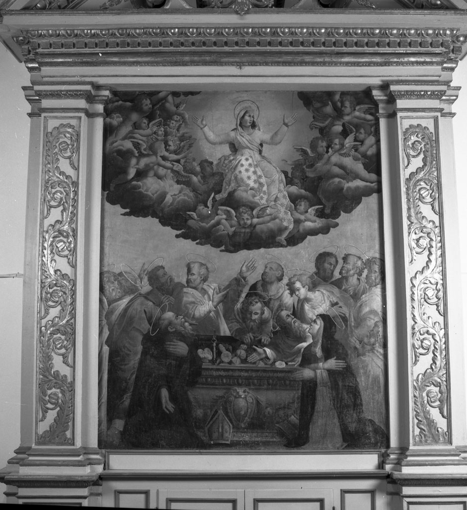 pala d'altare, elemento d'insieme - ambito toscano (seconda metà sec. XVI)