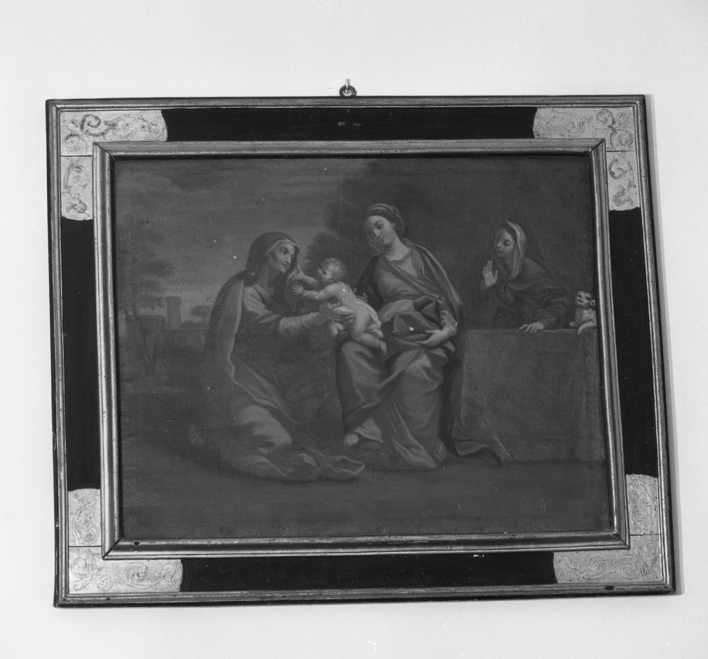 Madonna con Bambino e Santi (dipinto, opera isolata) - ambito bolognese (primo quarto sec. XVIII)