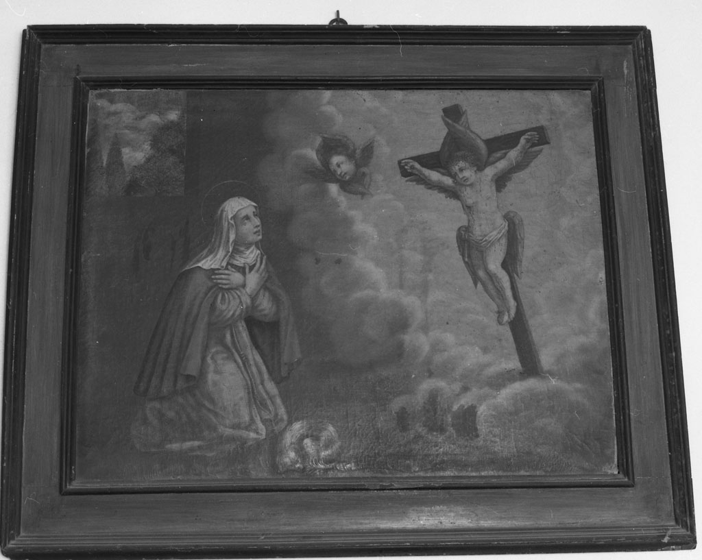 Santa Margherita da Cortona (dipinto, opera isolata) di Zabarelli Adriano detto Paladino (bottega) (metà sec. XVII)