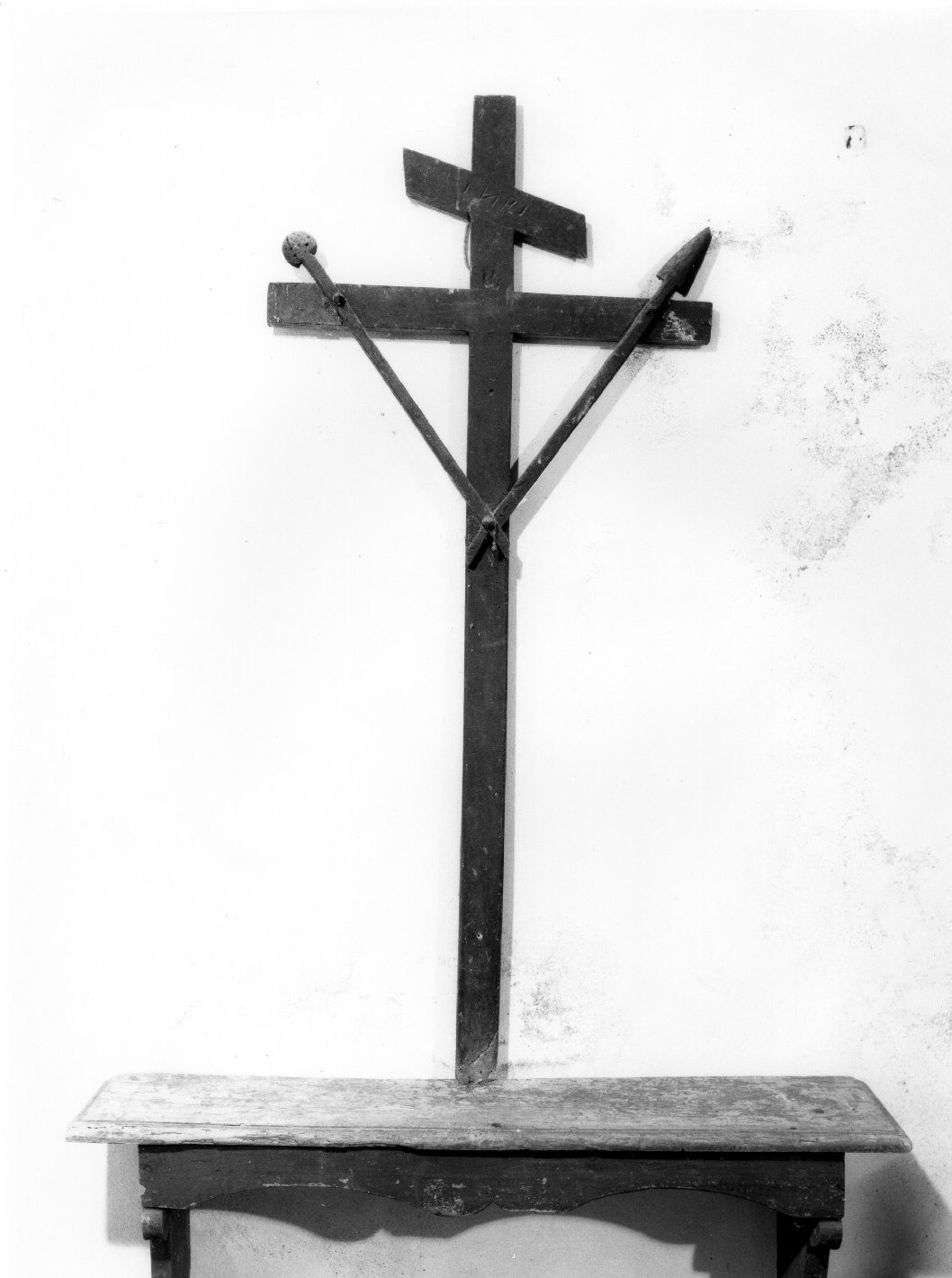 croce penitenziale - bottega toscana (seconda metà sec. XIX)