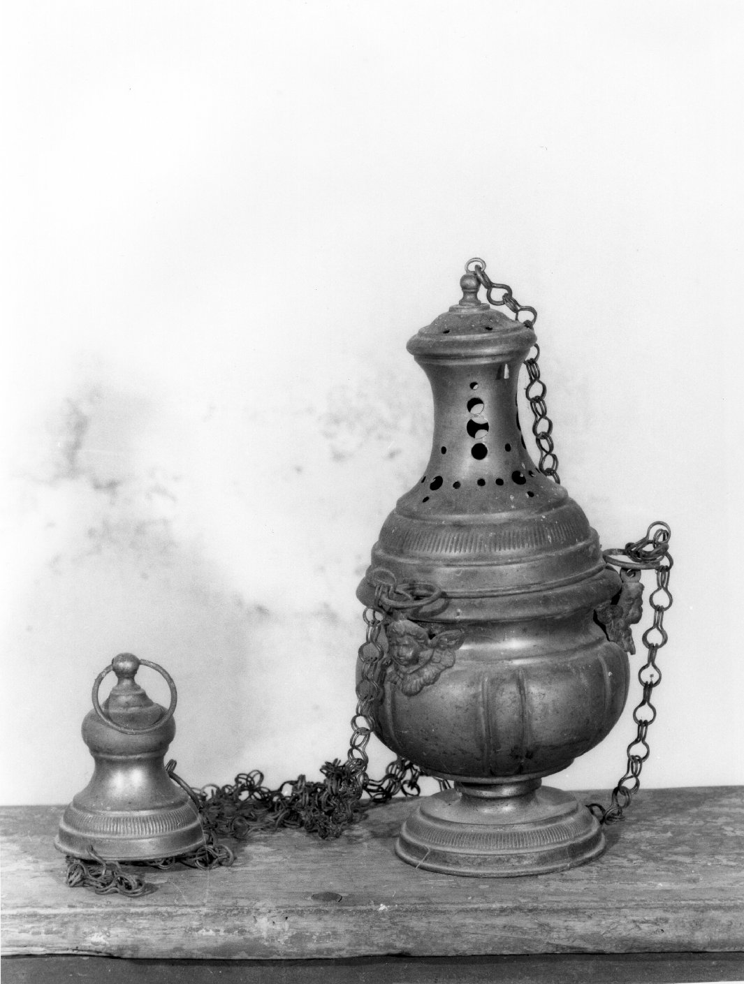 turibolo - a coppa - bottega toscana (metà sec. XIX)