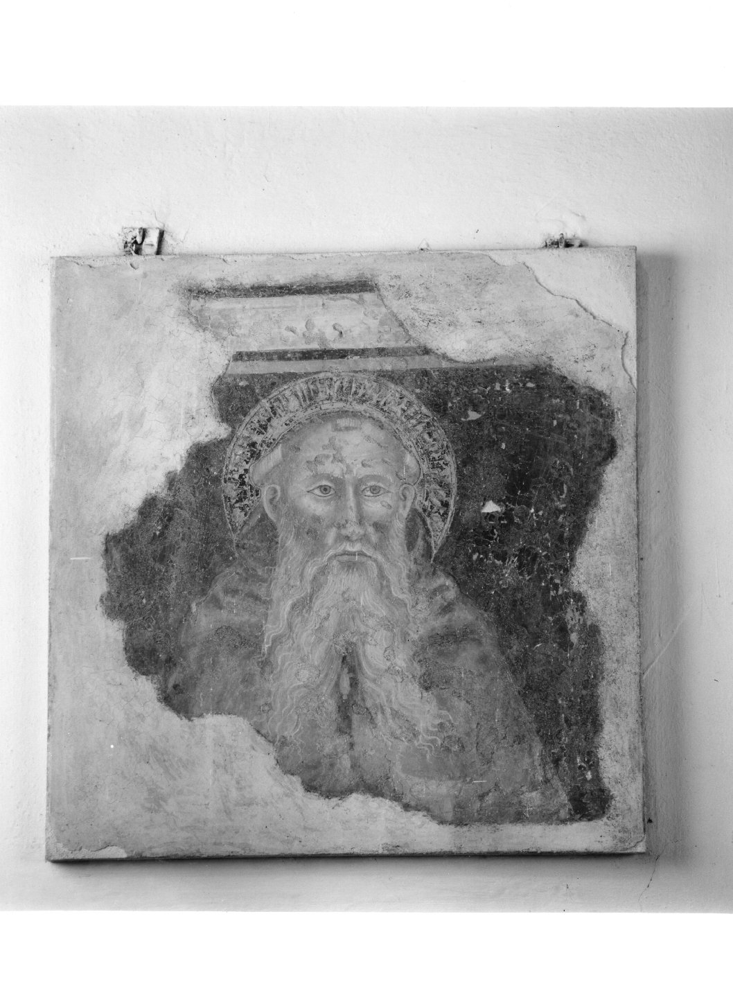 Sant'Antonio Abate (dipinto, frammento) di Spinello Aretino (scuola) (fine sec. XIV)