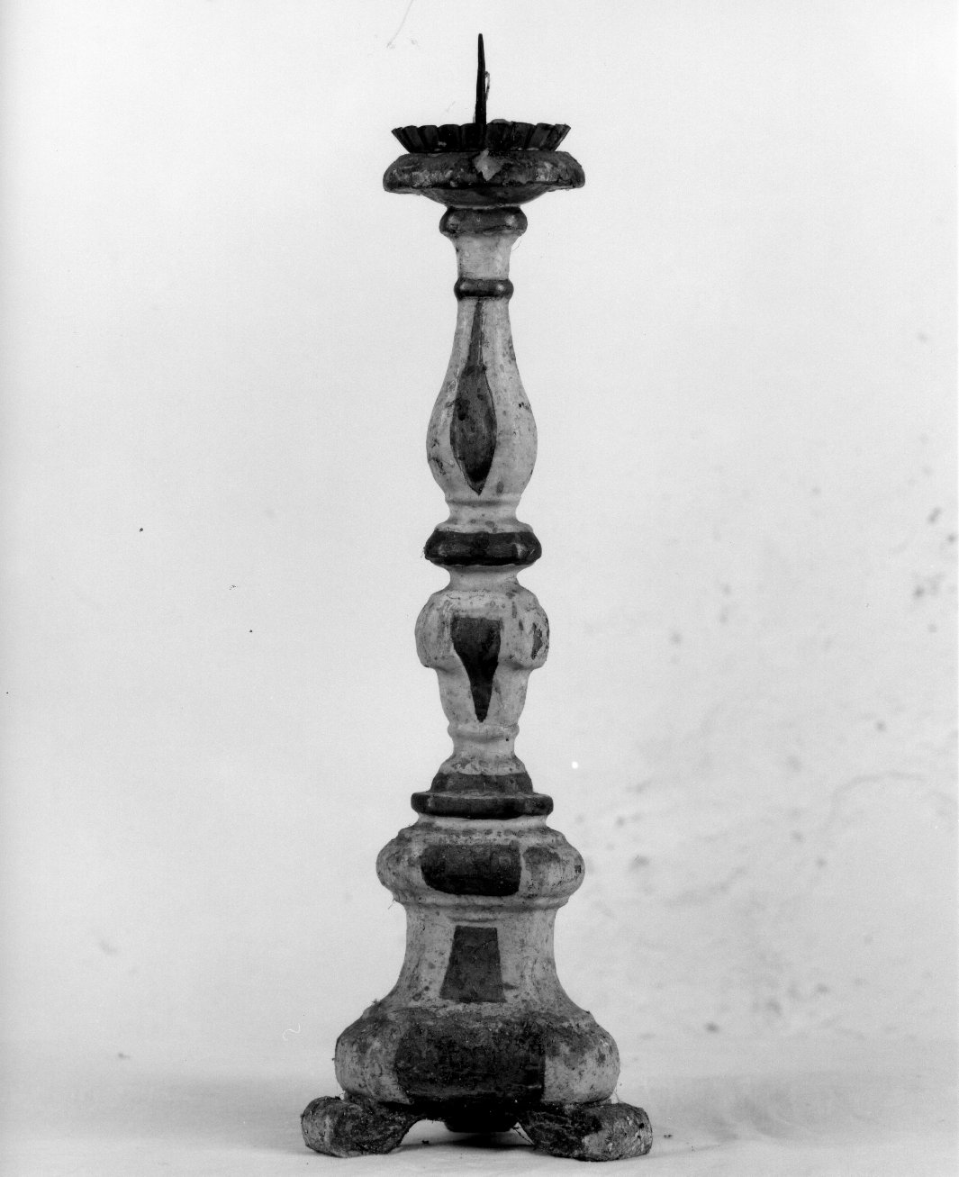 candeliere d'altare - bottega toscana (seconda metà sec. XVIII)