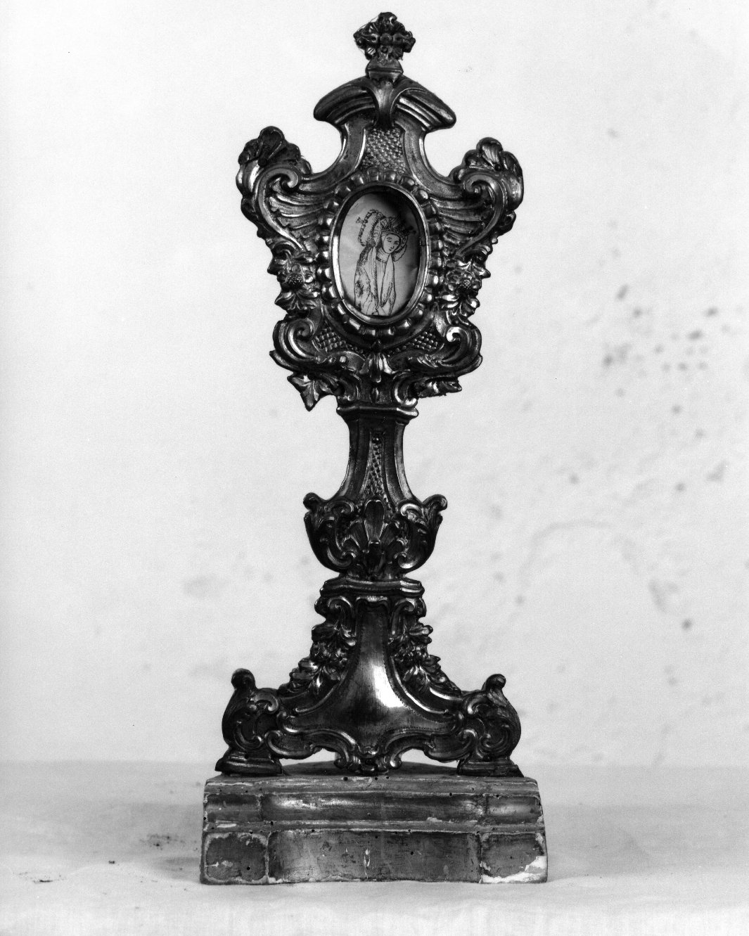 reliquiario - a ostensorio - bottega toscana (sec. XVIII)