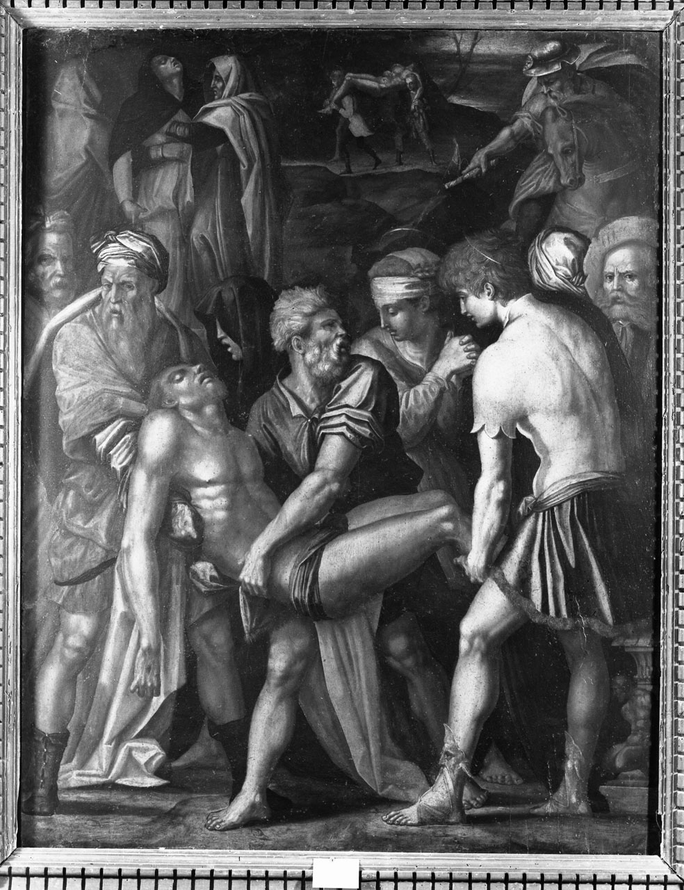 deposizione di Cristo nel sepolcro (dipinto) di Vasari Giorgio (sec. XVI)