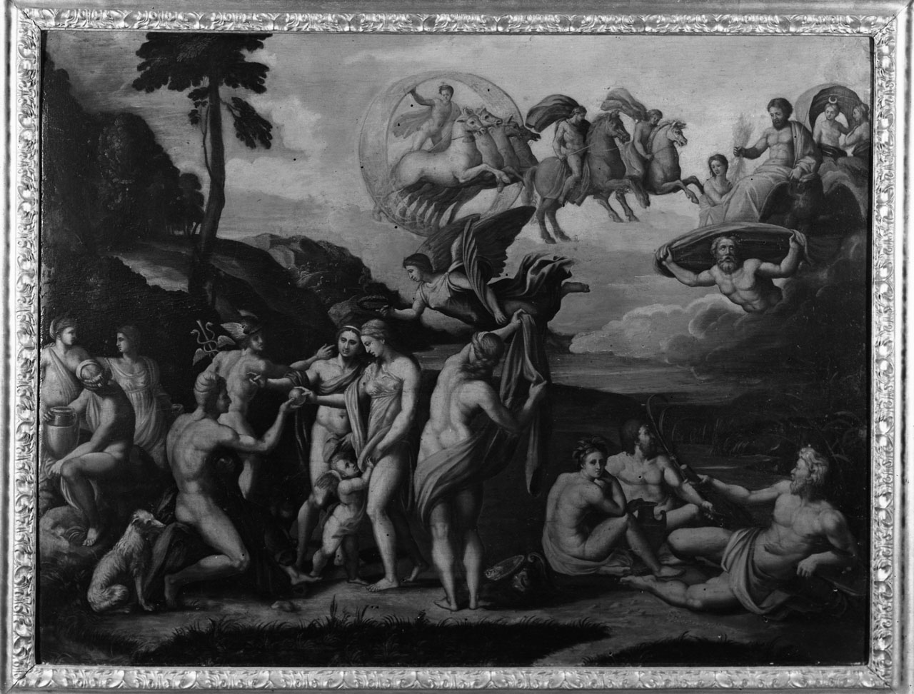 il Giudizio di Paride (dipinto) - ambito italiano (fine sec. XVI)