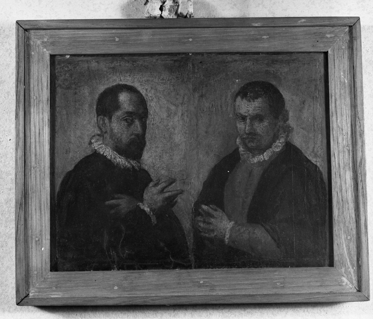 ritratto di due donatori (dipinto) di Manzuoli Tommaso detto Maso da San Friano (bottega) (seconda metà sec. XVI)