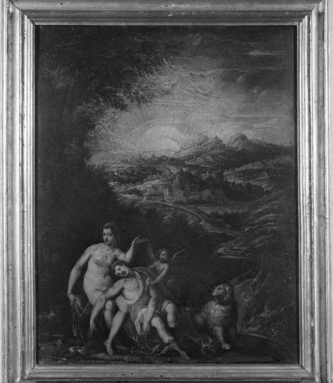 morte di Adone (dipinto) di Zucchi Jacopo (ultimo quarto sec. XVI)
