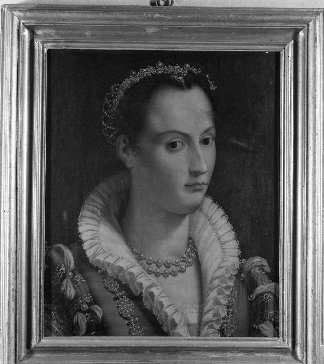 ritratto di donna (dipinto) di Butteri Giovanni Maria (attribuito) (ultimo quarto sec. XVI)