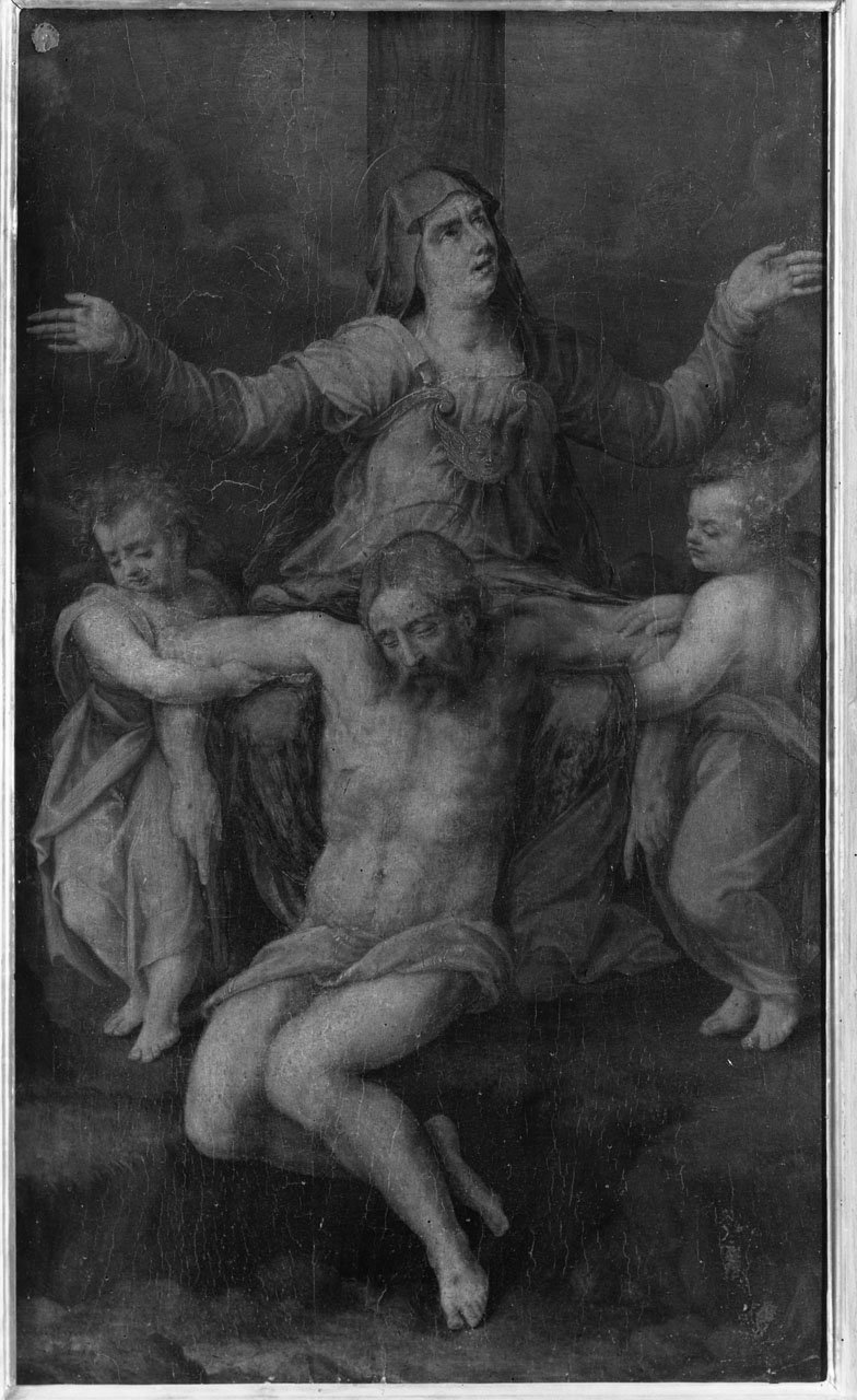 Pietà (dipinto) di Bigordi Ridolfo detto Ghirlandaio (attribuito) (sec. XVI)