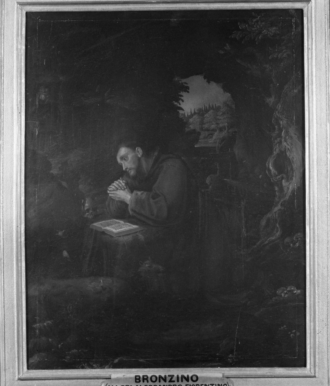 San Francesco d'Assisi in preghiera (dipinto) di Allori Alessandro (sec. XVII)