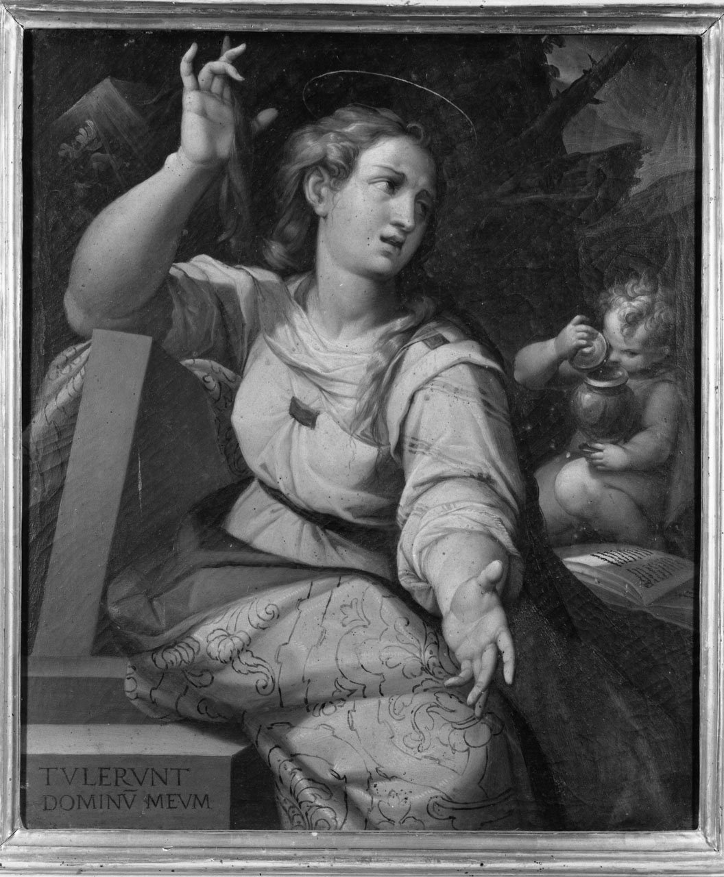 Santa Maria Maddalena al sepolcro (dipinto) di Sabatini Lorenzo detto Lorenzino da Bologna (seconda metà sec. XVI)
