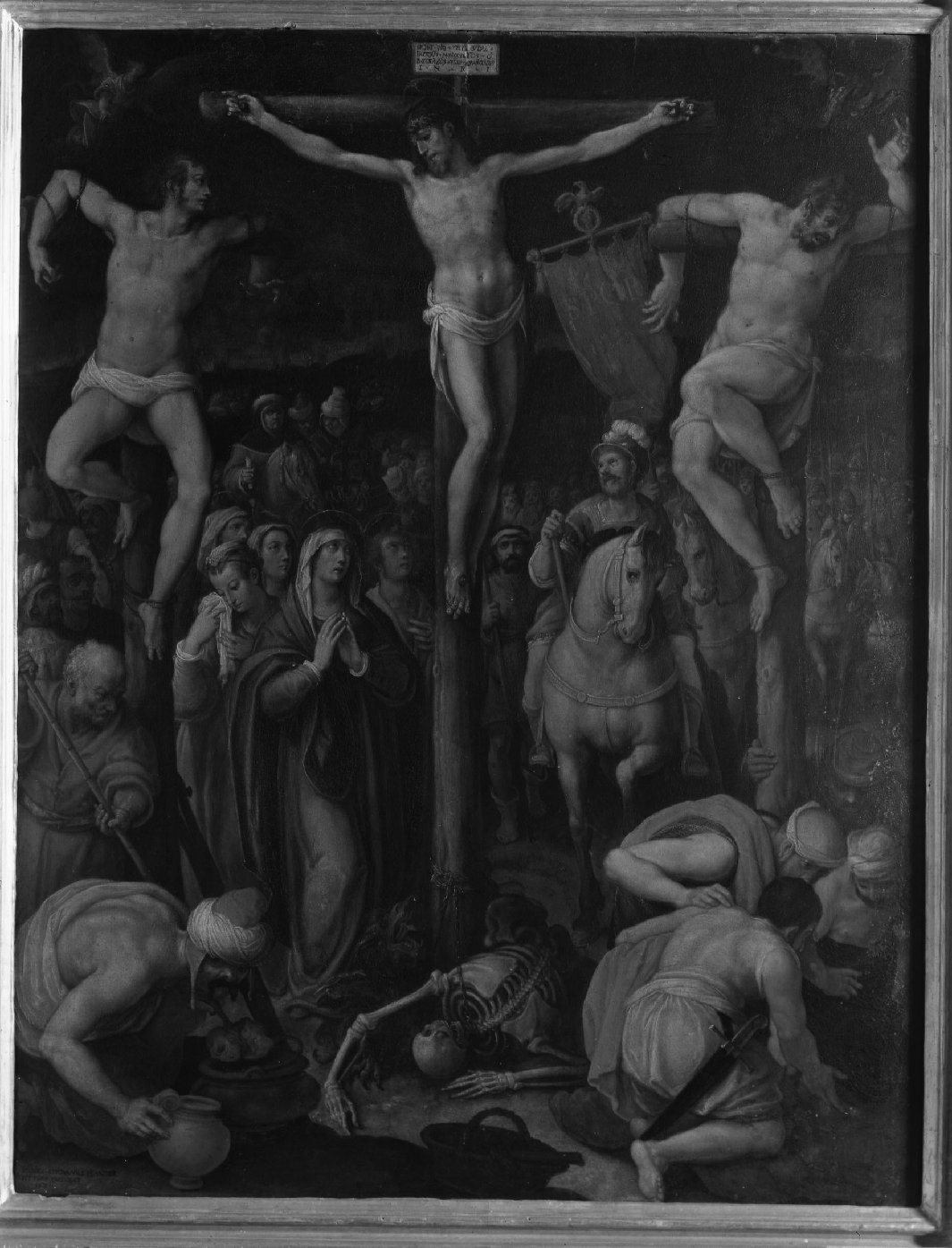 crocifissione di Cristo (dipinto) di Van der Straet Jean detto Giovanni Stradano (sec. XVI)