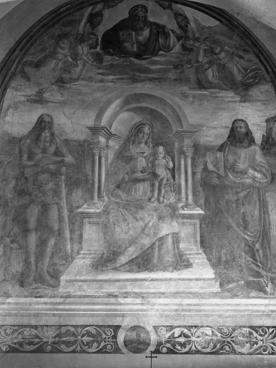 Madonna con Bambino e Santi (dipinto) di Frate Mariano (ultimo quarto sec. XV)