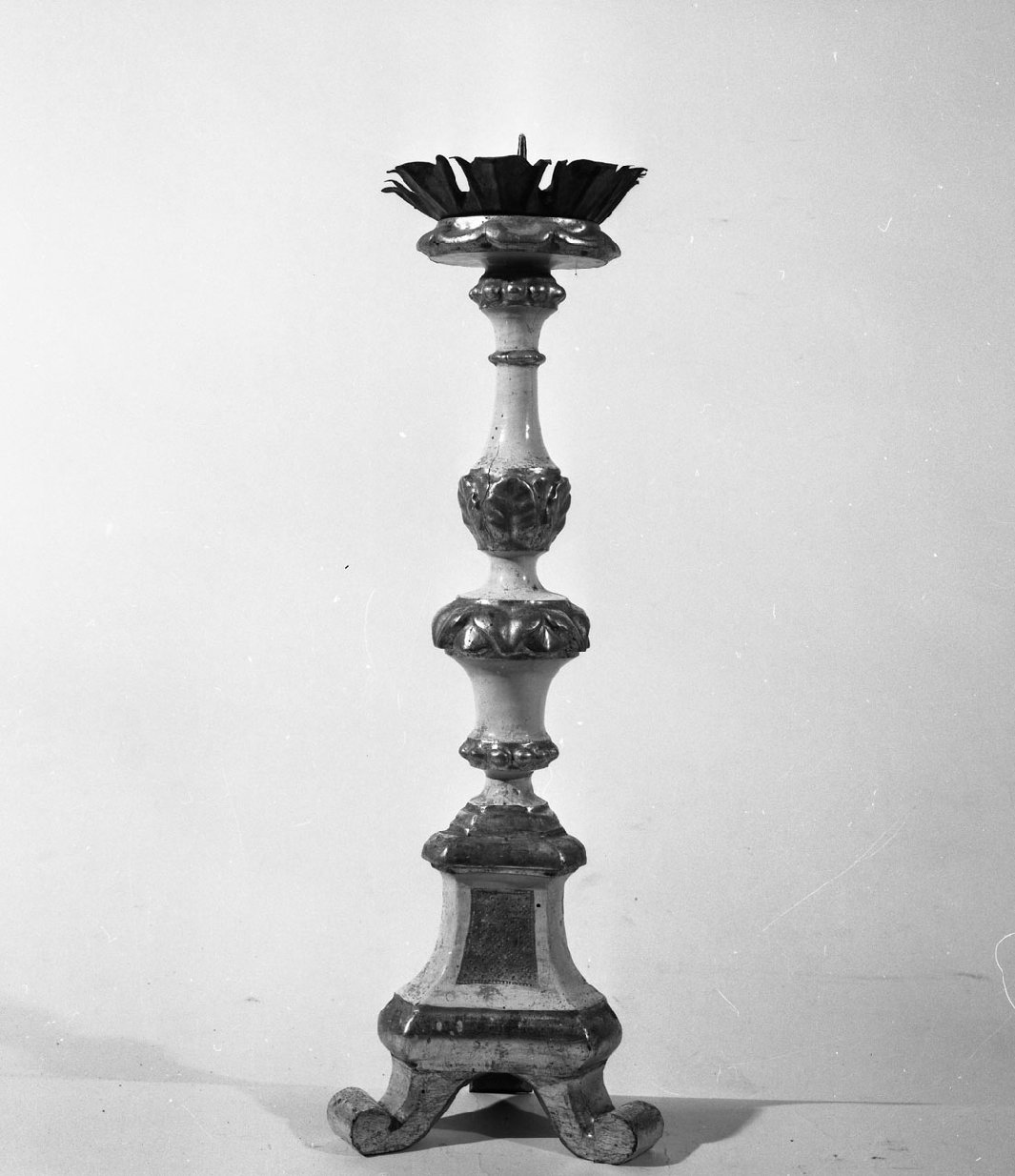 candeliere, serie - bottega toscana (inizio sec. XIX)