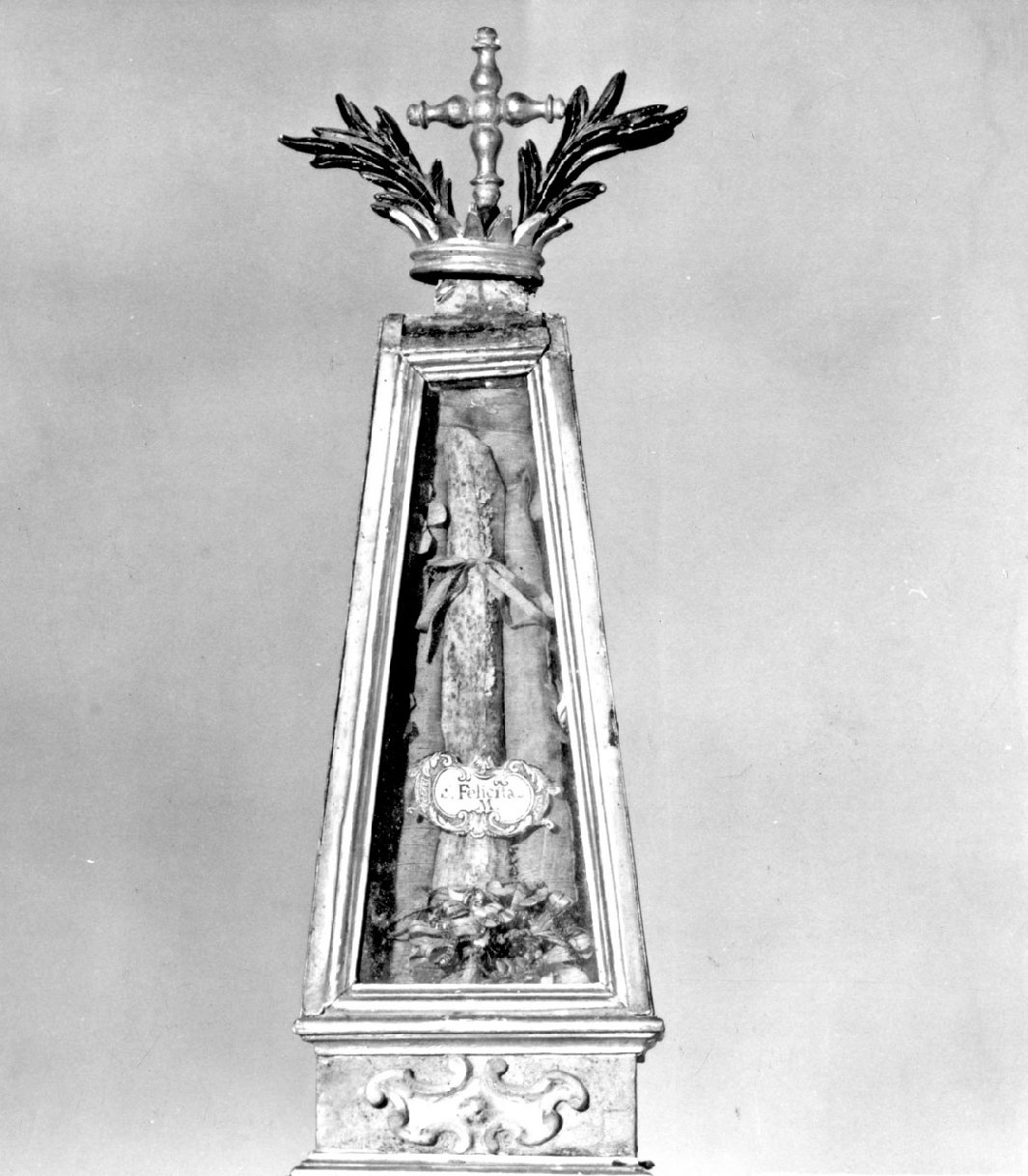 reliquiario - bottega toscana (sec. XVIII)