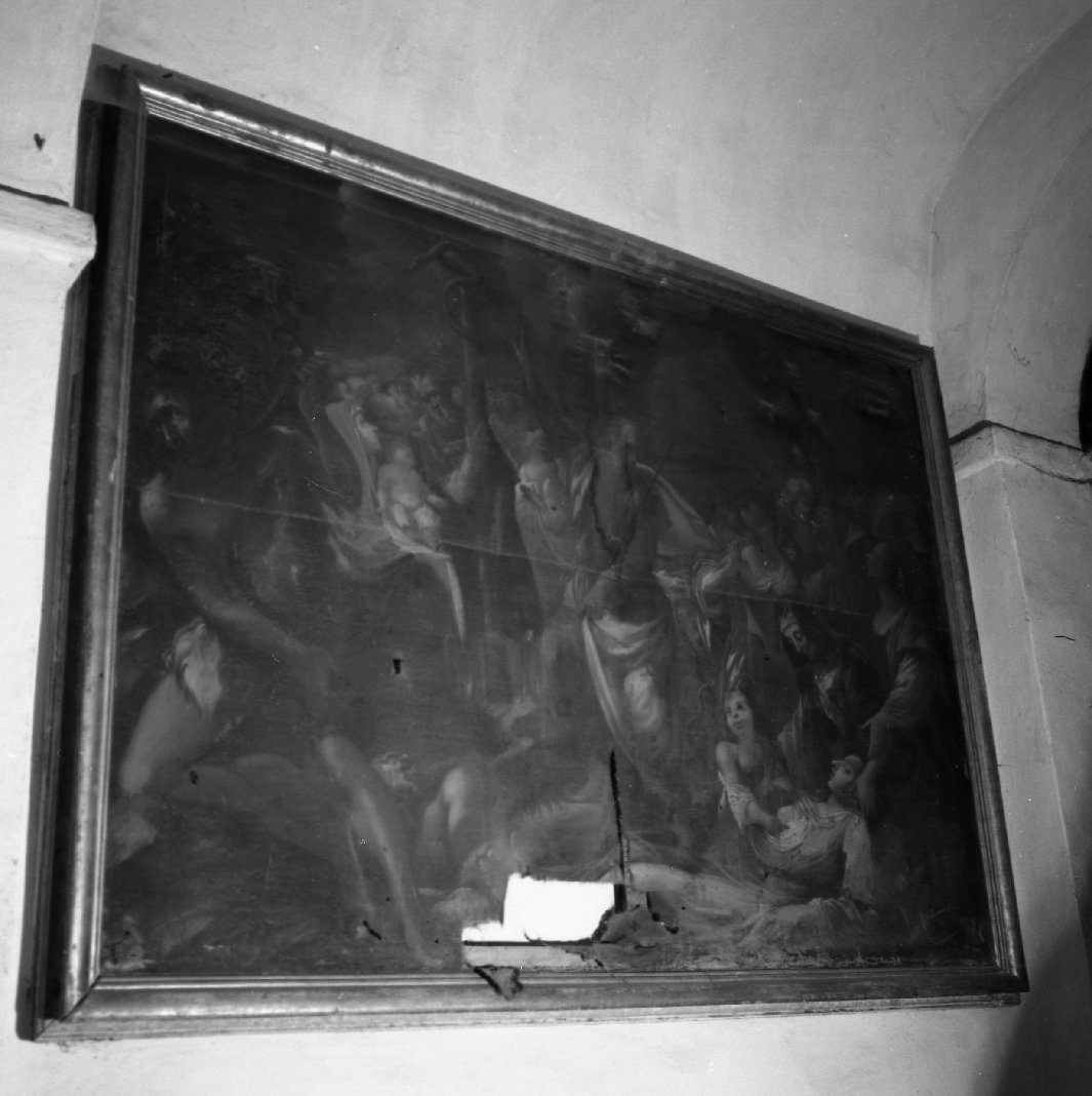 Mosè e il serpente di bronzo (dipinto) - ambito toscano (inizio sec. XVIII)