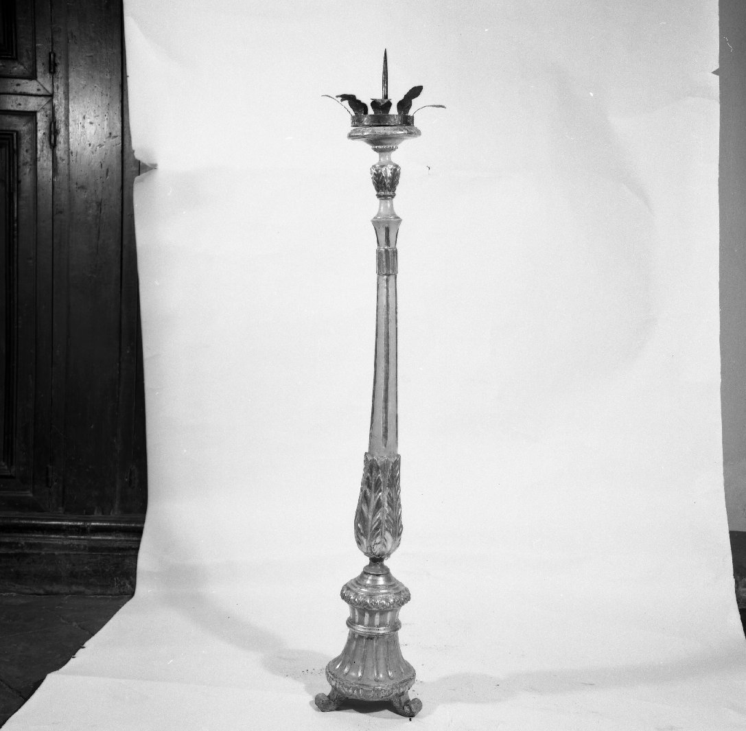 candeliere, serie - bottega toscana (inizio sec. XIX)