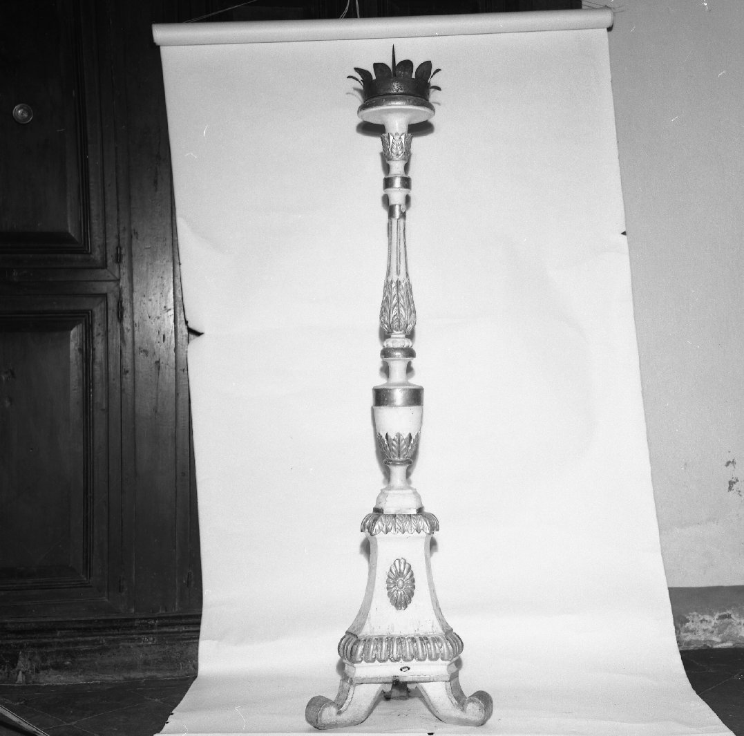 candeliere, serie - bottega toscana (inizio sec. XIX)