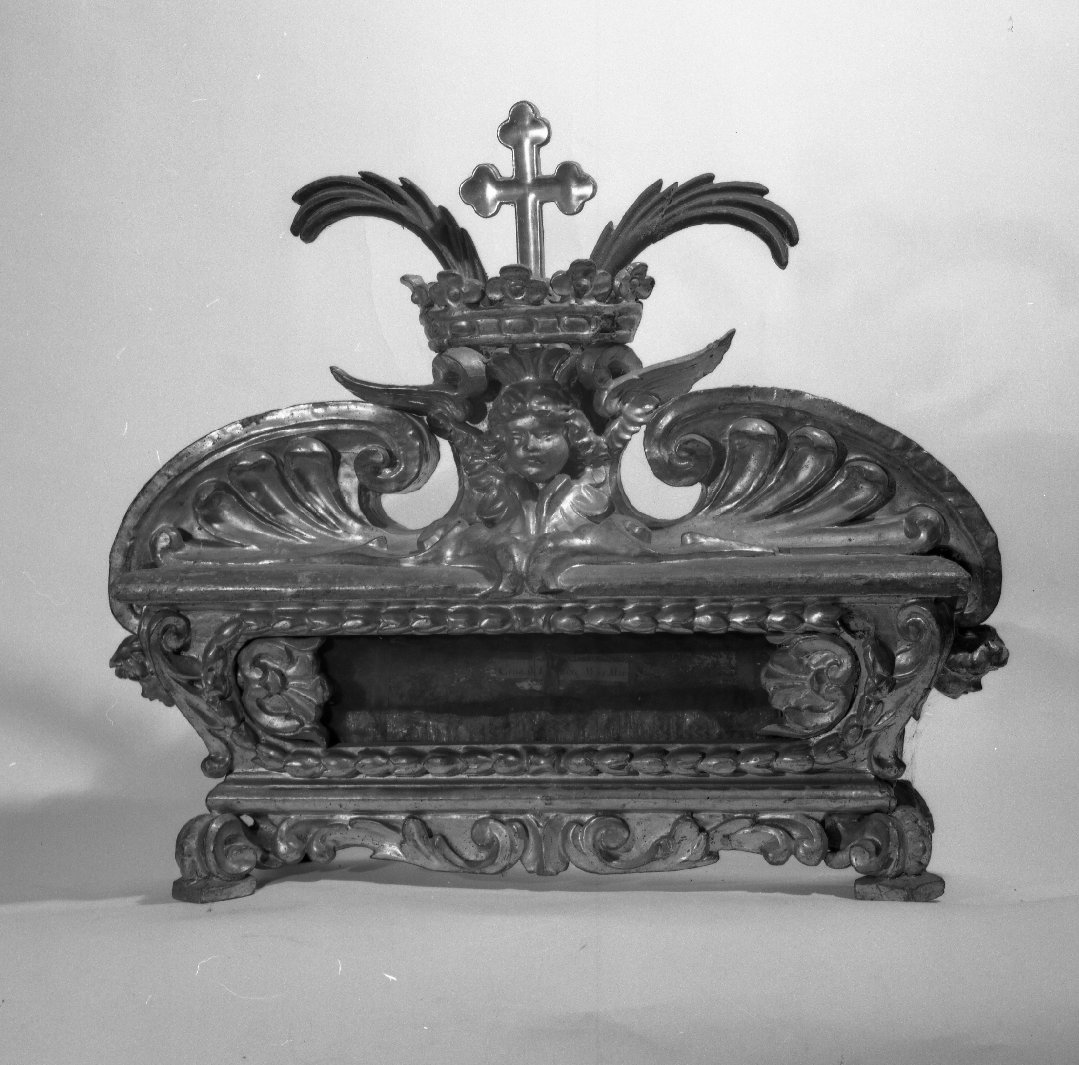 reliquiario - bottega toscana (inizio sec. XIX)