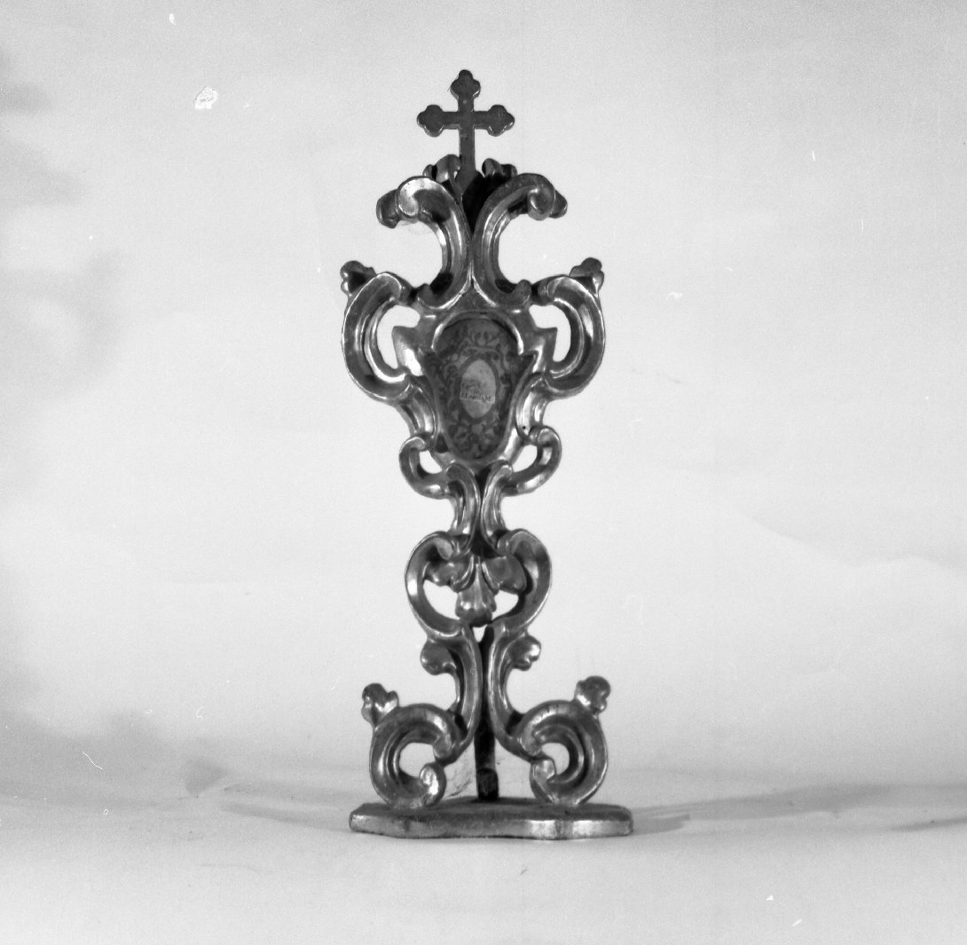 reliquiario - a ostensorio, serie - bottega toscana (fine sec. XVIII)