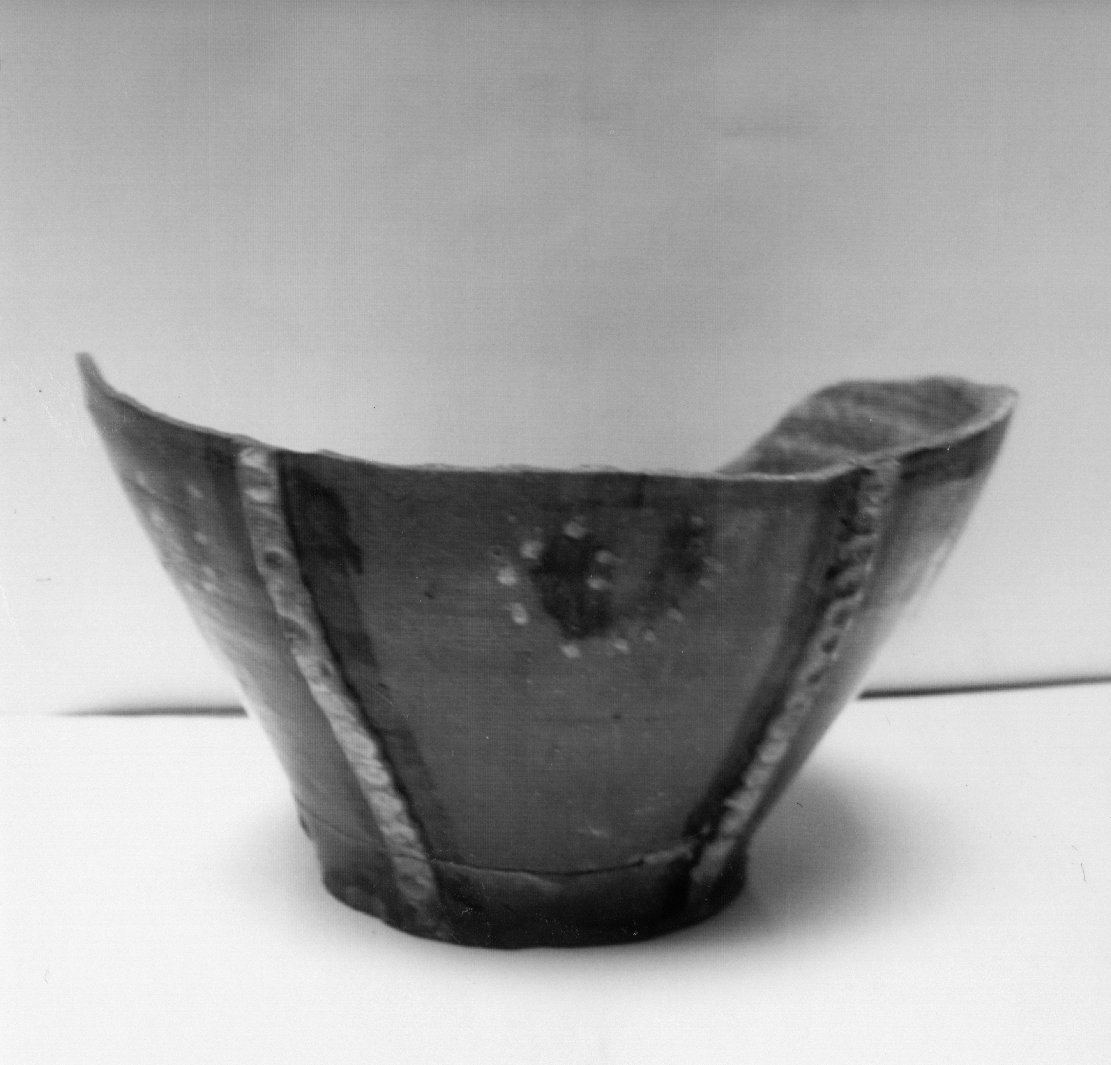 vaso, frammento - bottega savinese (sec. XIX)
