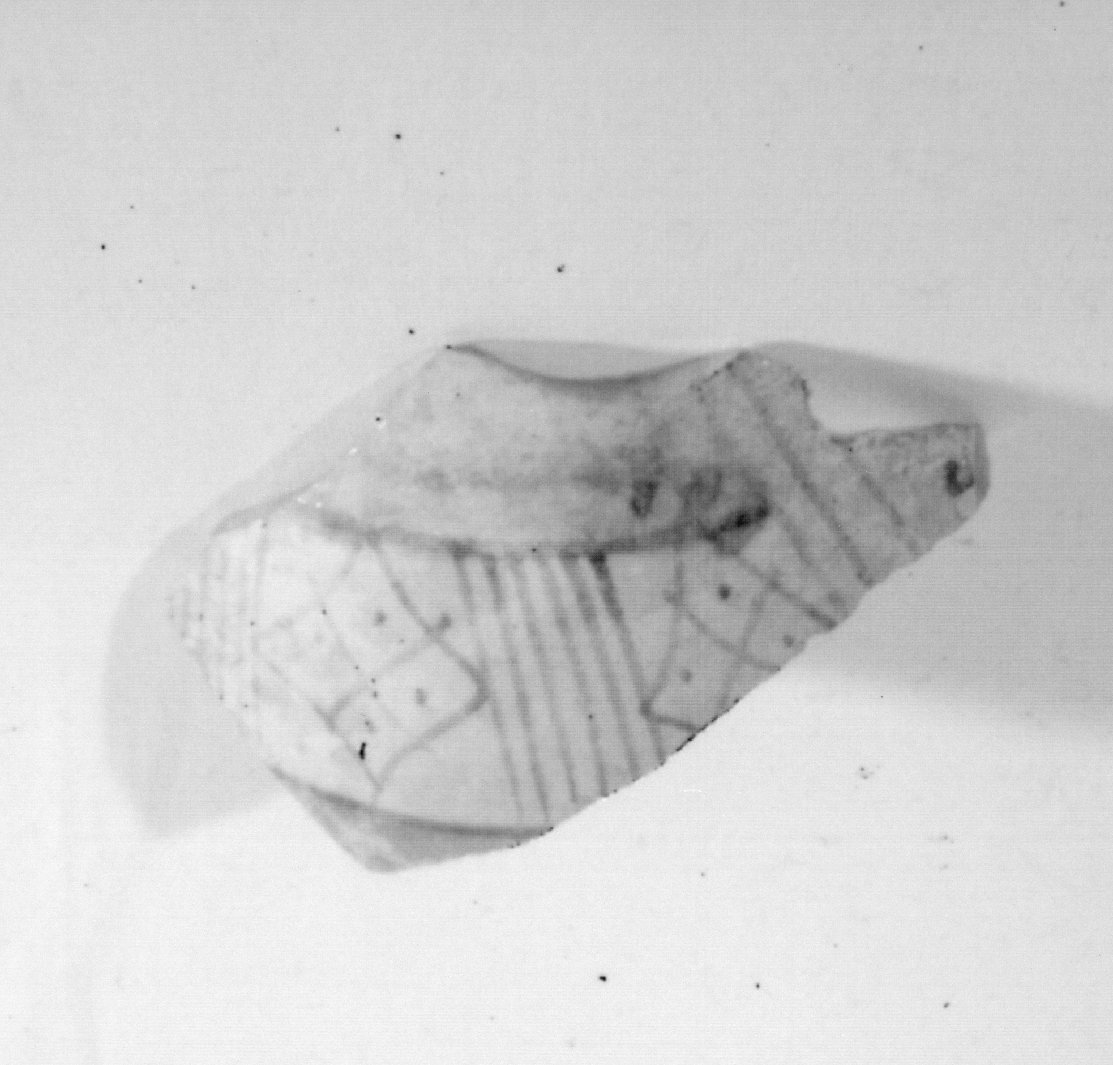 boccale, frammento - bottega toscana (sec. XIV)