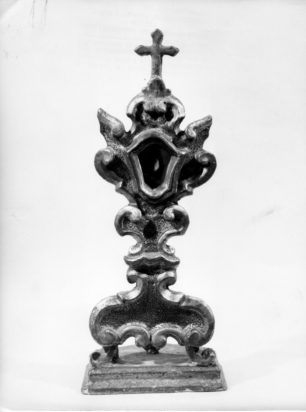 reliquiario - a ostensorio - bottega toscana (sec. XVIII)