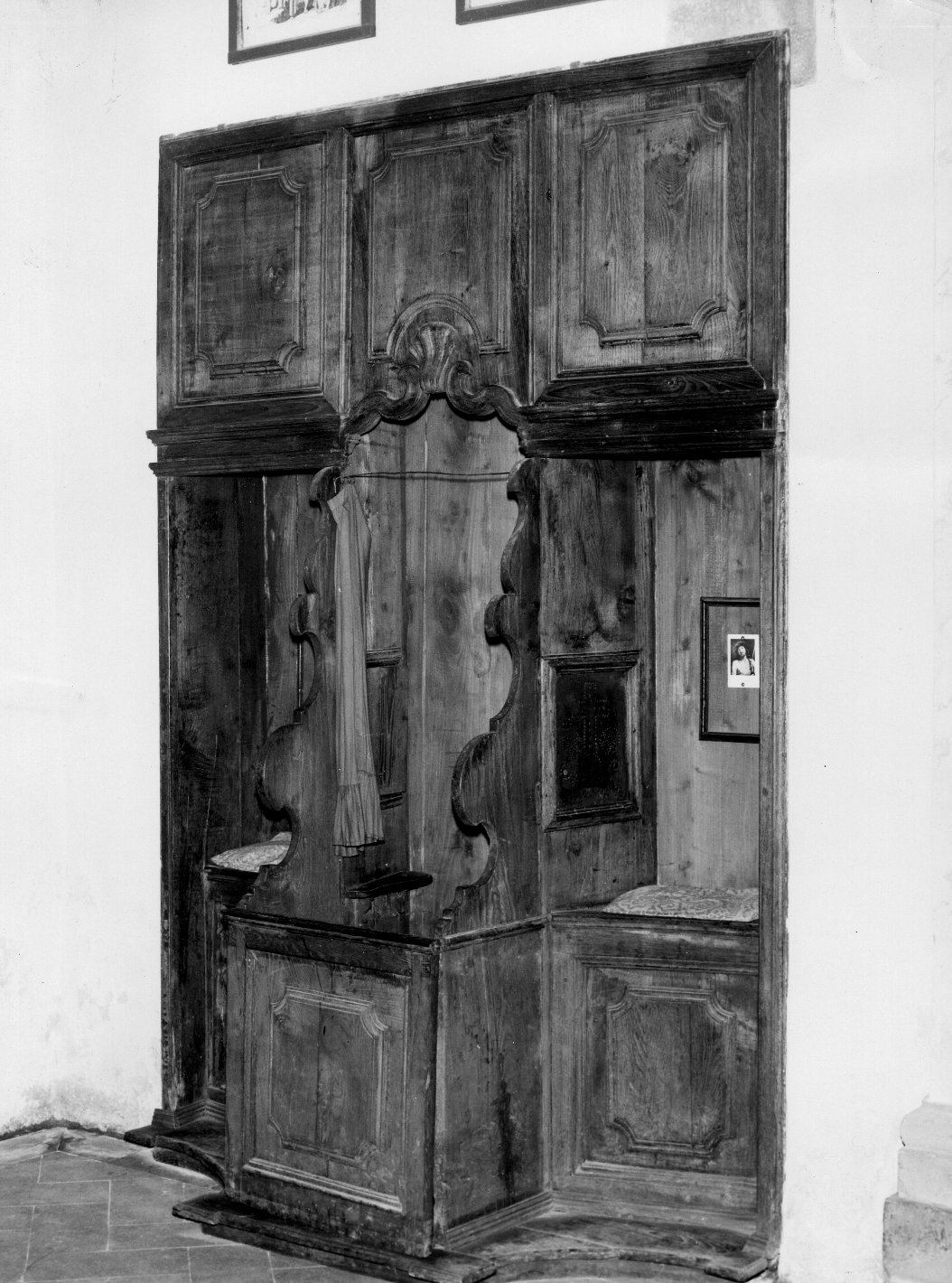 confessionale, serie - bottega toscana (sec. XVIII)