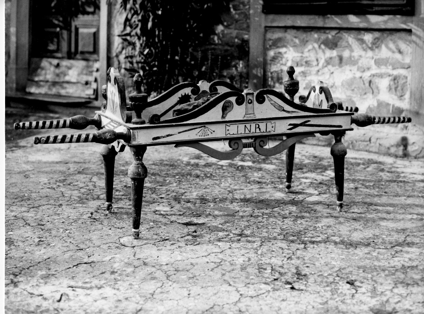 cataletto - bottega toscana (prima metà sec. XIX)