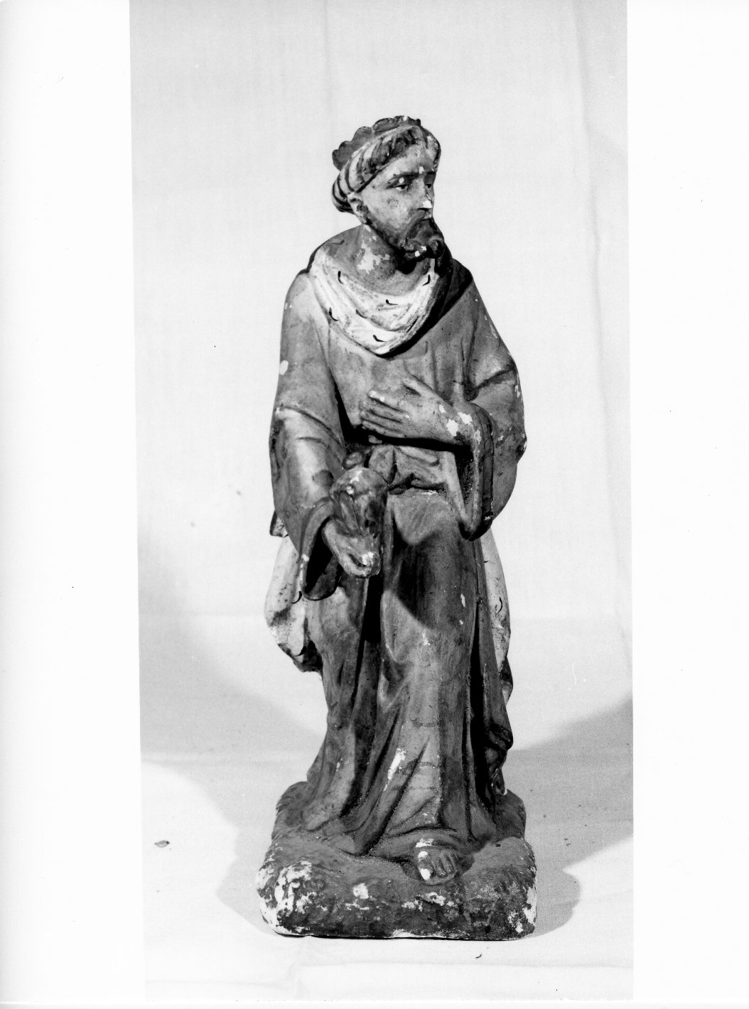 Gaspare (statuetta di presepio, elemento d'insieme) - bottega toscana (primo quarto sec. XX)