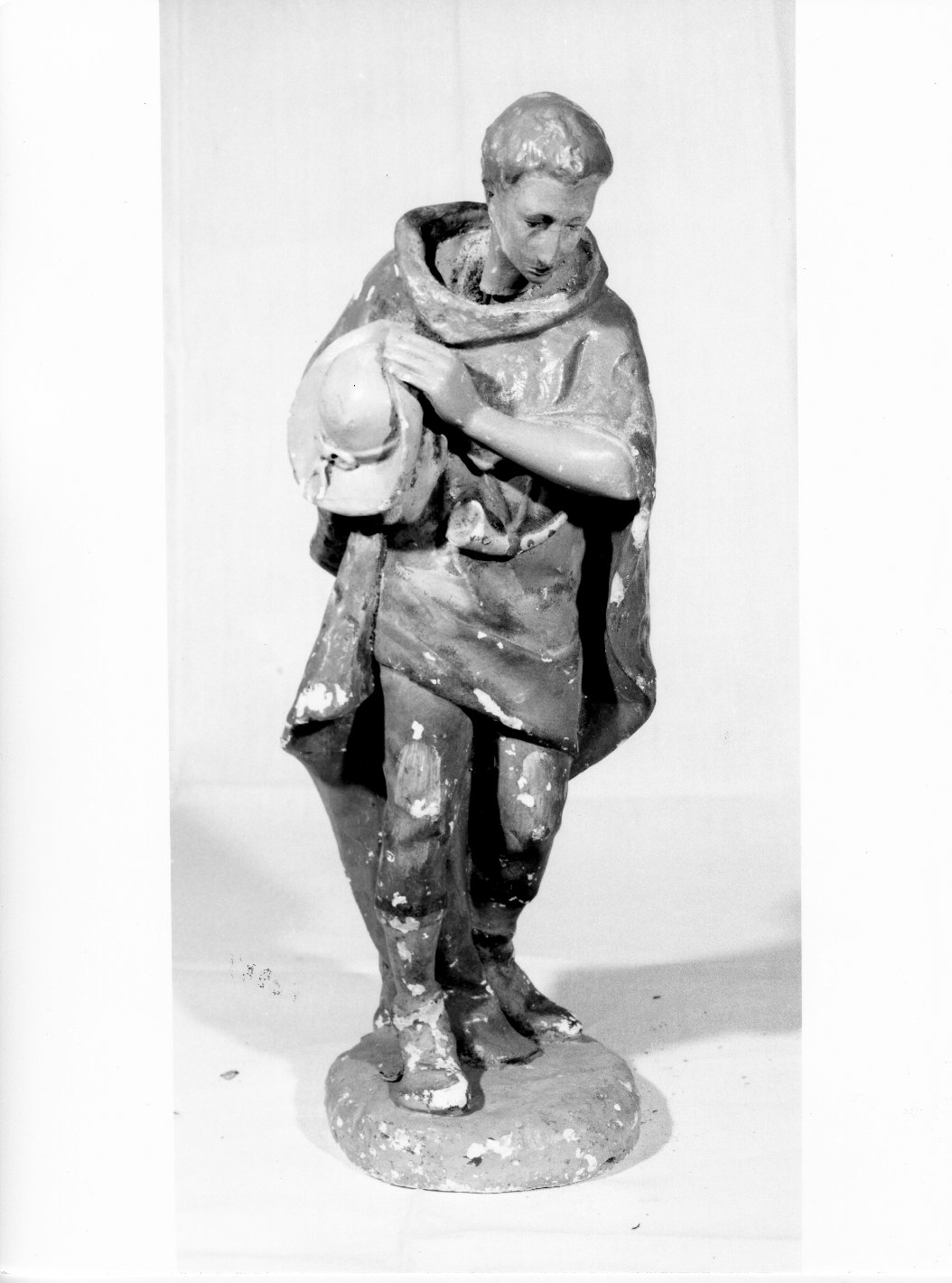 figura maschile (statuetta di presepio, elemento d'insieme) - bottega toscana (primo quarto sec. XX)