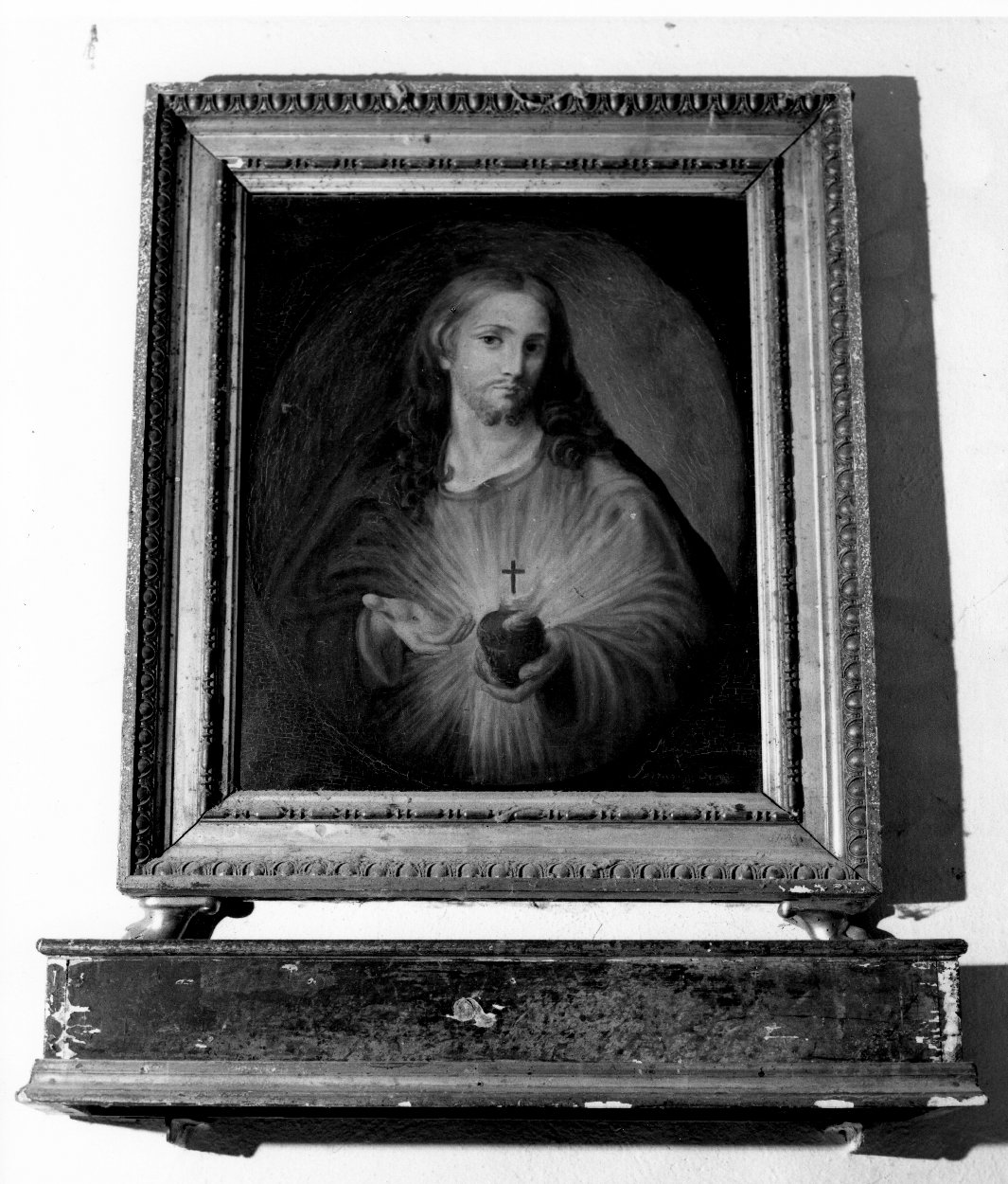 Sacro Cuore di Gesù (dipinto) - ambito toscano (fine/inizio secc. XVIII/ XIX)