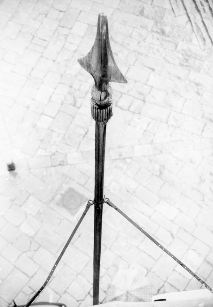 portabandiera - bottega toscana (sec. XIX)