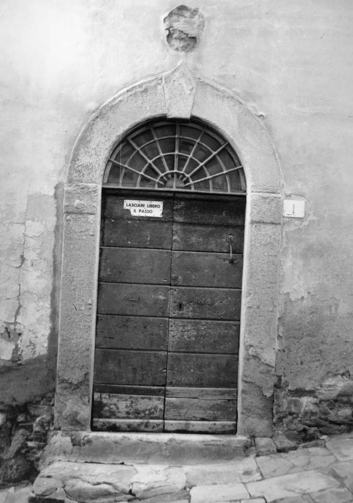 mostra di portale - bottega aretina (sec. XVII)