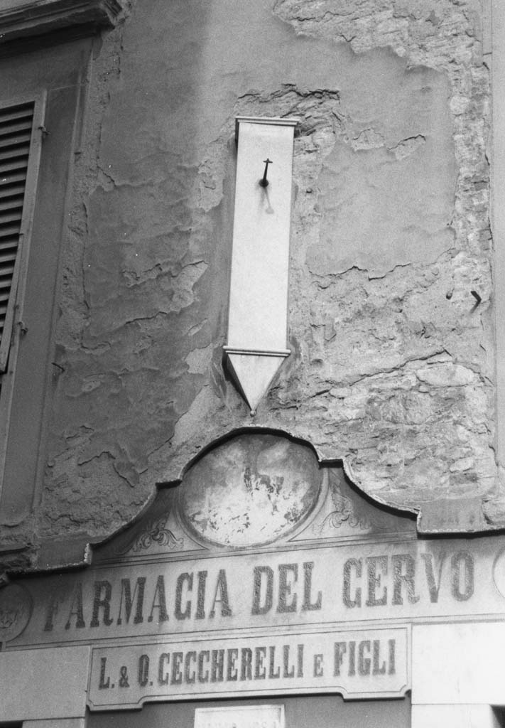 meridiana - bottega aretina (prima metà sec. XIX)